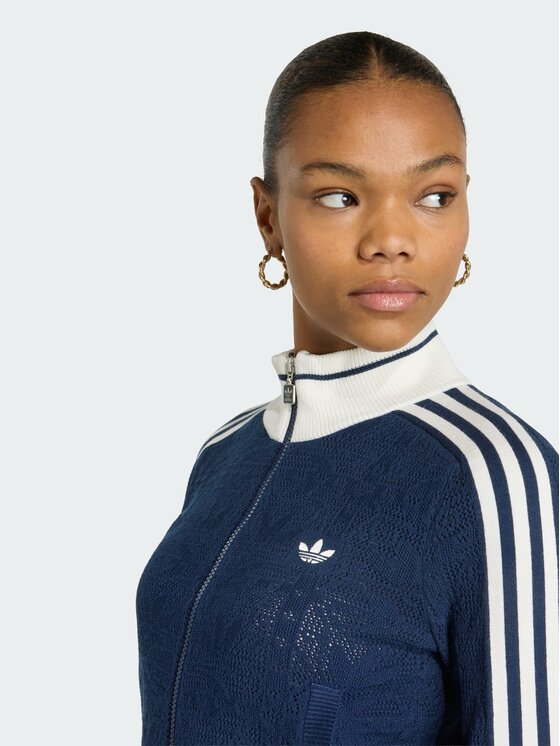 adidas adidas Bluza 167799 Niebieski jasny Slim Fit
