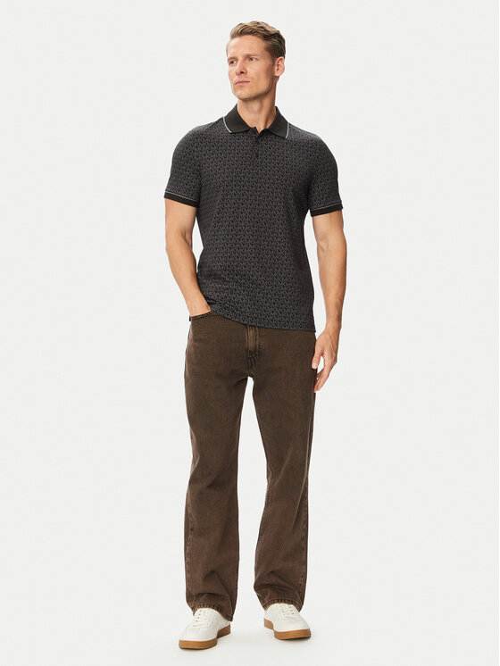 MICHAEL Michael Kors MICHAEL Michael Kors Poloshirt CS650V848T Schwarz Regular Fit