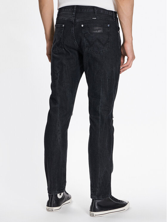Wrangler Wrangler Jeansy W18S3018O 112326029 Czarny Slim Fit