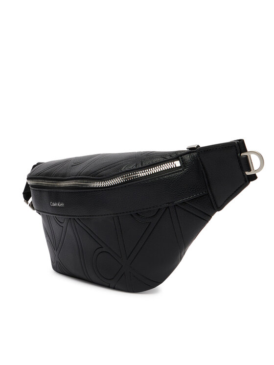 Calvin Klein Calvin Klein Vöökott Emblem Aop Emboss Waistbag LV04D3332G Must