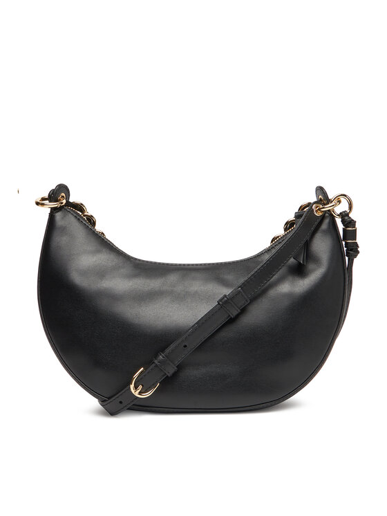 Tommy Hilfiger Tommy Hilfiger Kabelka Moon Leather Crossover AW0AW17467 Čierna