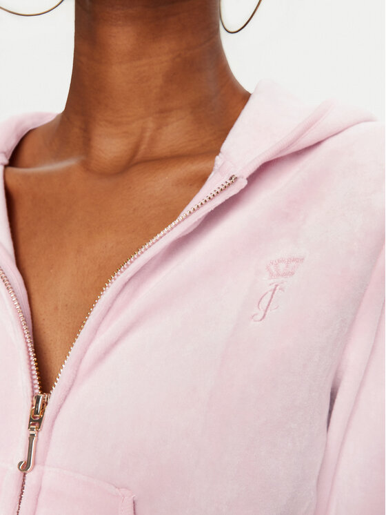 Juicy Couture Juicy Couture Світшот Robyn JCSEBJ007 Рожевий Slim Fit
