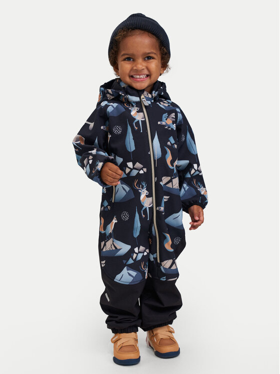Reima Reima Ολόσωμη Φόρμα Softshell Mjosa 5100006D Μαύρο Regular Fit
