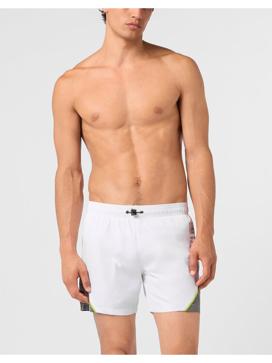 Plein Sport Plein Sport Kąpielówki 31013 Biały