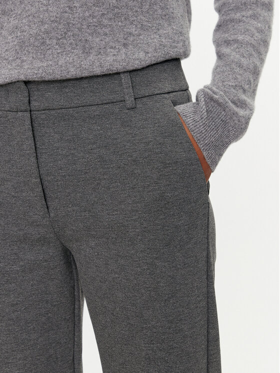 Marella Marella Spodnie materiałowe Gemma 2423786054 Szary Slim Fit