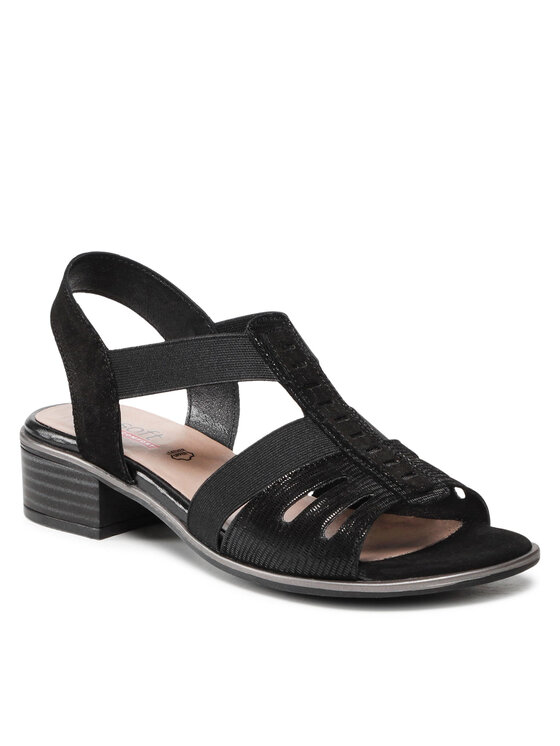 Go Soft Go Soft Sandalen WI23-LUCY-01 Schwarz