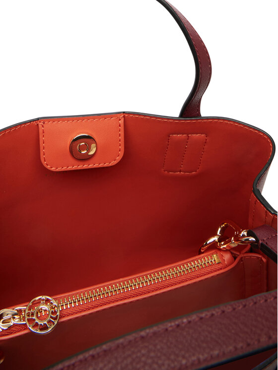 Tommy Hilfiger Tommy Hilfiger Torebka Th Icon Mini Satchel AW0AW18722 Bordowy