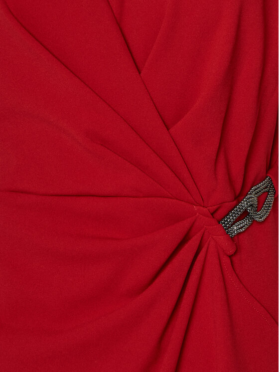 DKNY DKNY Coctailkleid DD4H1B66 Rot Slim Fit
