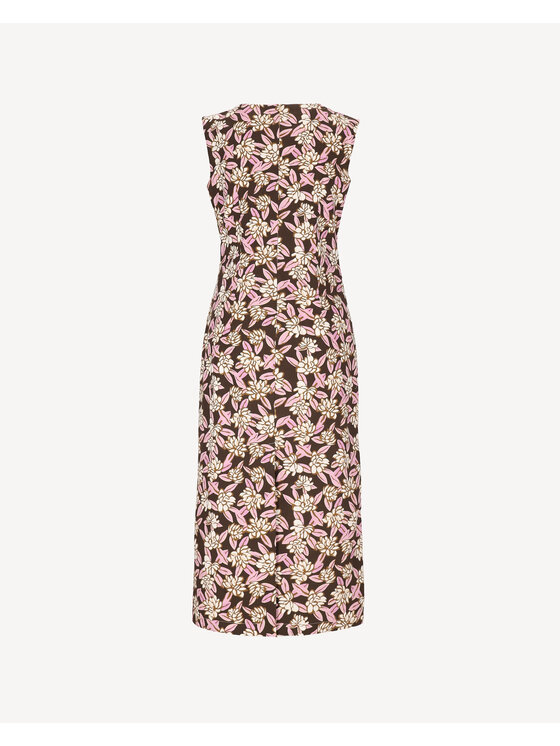 Castellani Castellani Sukienka codzienna Florenza Brązowy Regular Fit