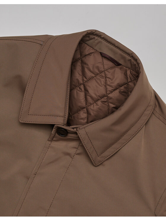 Borgio Borgio Kurtka zimowa aragona Brązowy Classic Fit
