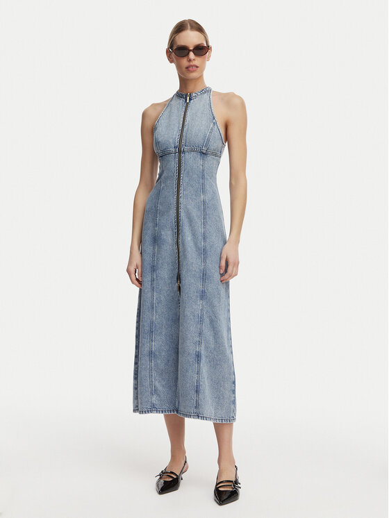 Armani Exchange Armani Exchange Džinsinė suknelė XW002261 AF21338 MB001 Mėlyna Regular Fit