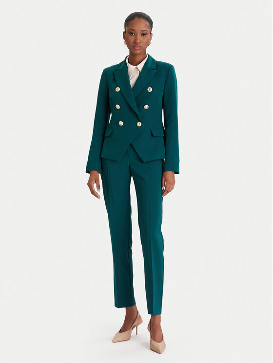 Rinascimento Rinascimento Marynarka CFC0126227003 Zielony Slim Fit