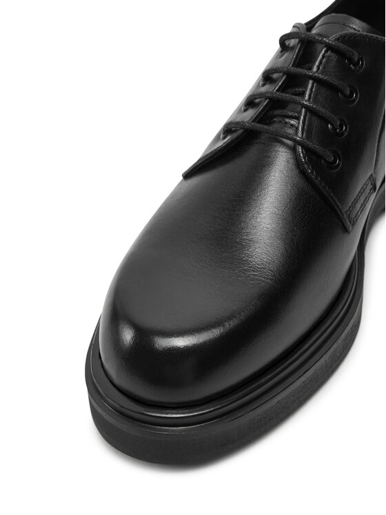 Calvin Klein Calvin Klein Pusbačiai Lace Up - Lth HW0HW02278 Juoda