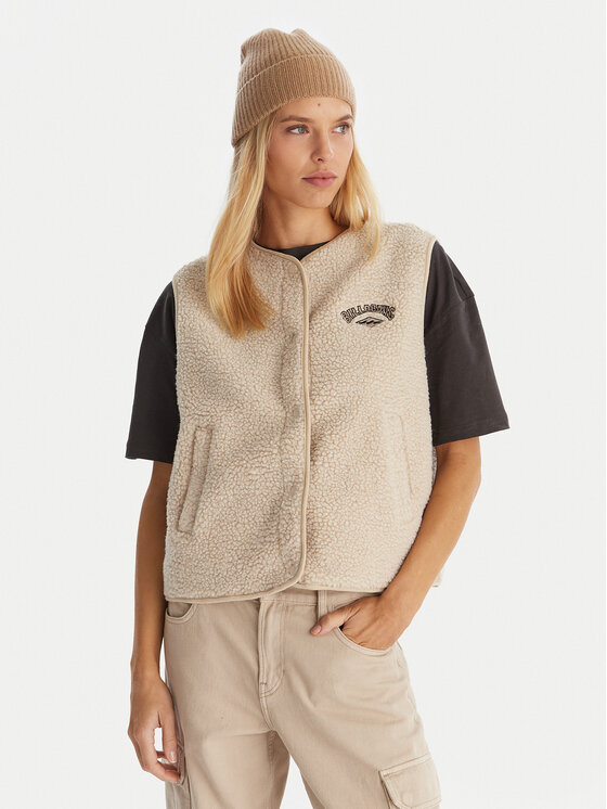 Billabong Bezrękawnik Be Happy Vest EBJPF00118 Écru Regular Fit