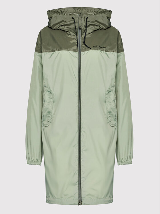 Columbia Columbia Parka Flash Challenger 1989491 Verde Regular Fit