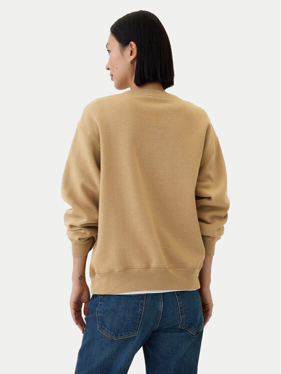 Gap Gap Majica dugih rukava 554936-33 Bež Regular Fit