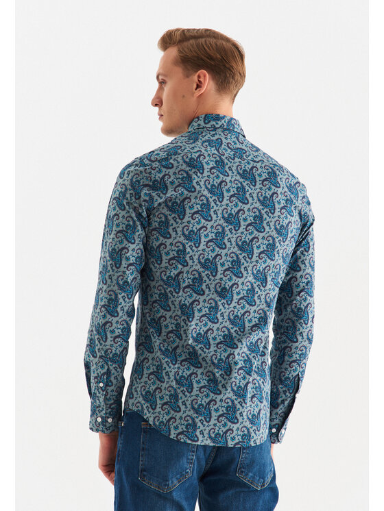 Pako Lorente Pako Lorente Koszula P22WF-1X-029 Niebieski Slim Fit