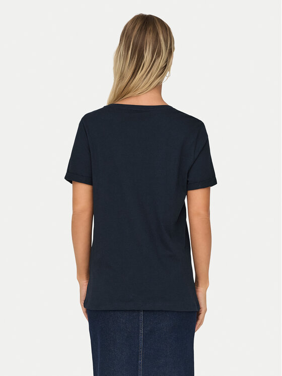 ONLY ONLY T-krekls Kita 15244714 Tumši zils Regular Fit