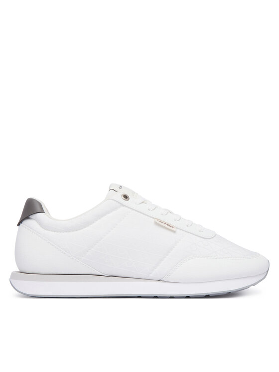 Calvin Klein Calvin Klein Sneakers Retro Runner T Lth Aop Ny HM0HM02213 Weiß