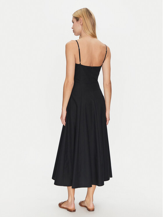 Simona Corsellini Simona Corsellini Kokteilikleit P25CPAB01101 Must Slim Fit