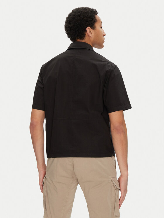 C.P. Company C.P. Company Košile 18CMSH236A005328G Černá Relaxed Fit