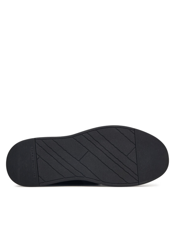 Tommy Hilfiger Tommy Hilfiger Polobotky Comfort Leather Chukka FM0FM06075 Černá