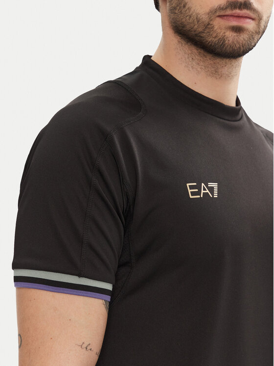 EA7 Emporio Armani EA7 Emporio Armani T-shirt 7M000256 AF13537 UC001 Crna Regular Fit