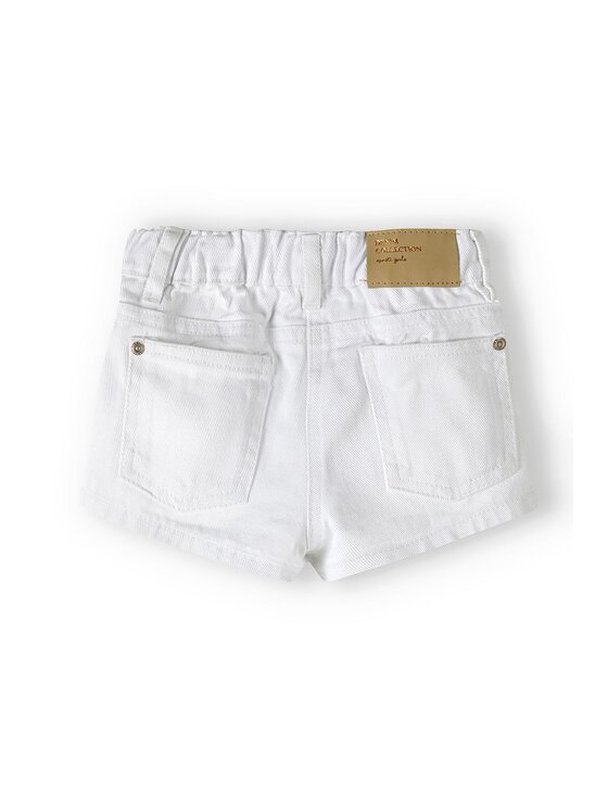 MINOTI MINOTI Szorty jeansowe 14jean 18 Biały Regular Fit