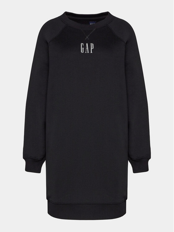 Gap Gap Vsakodnevna obleka 729748-01 Črna Regular Fit