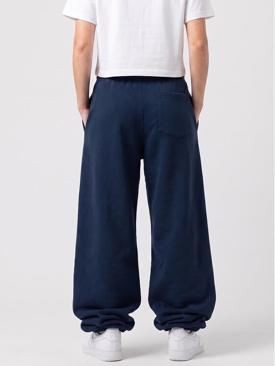 Jigga Wear Jigga Wear Spodnie dresowe Szerokie 133084 Granatowy Regular Fit