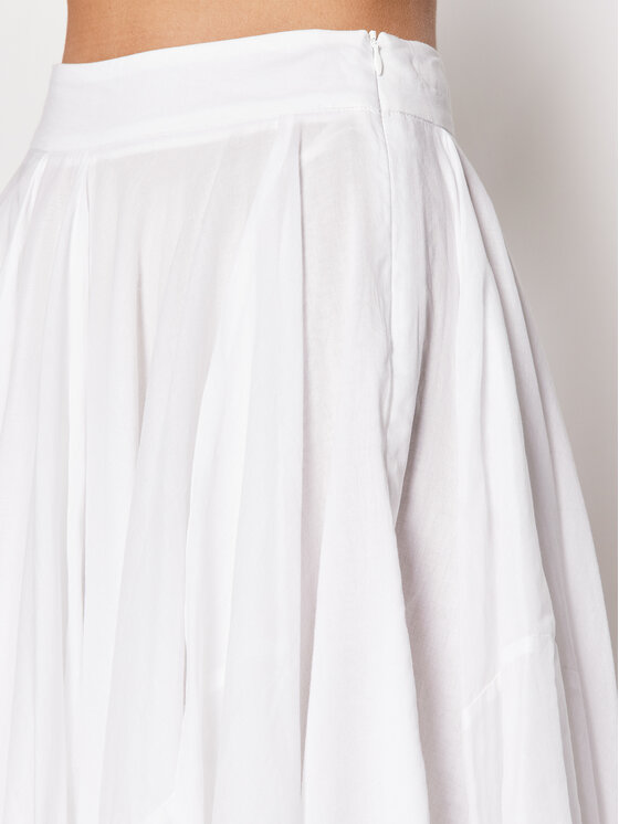 Peserico Peserico Midi sukně P05428L1 Bílá Regular Fit