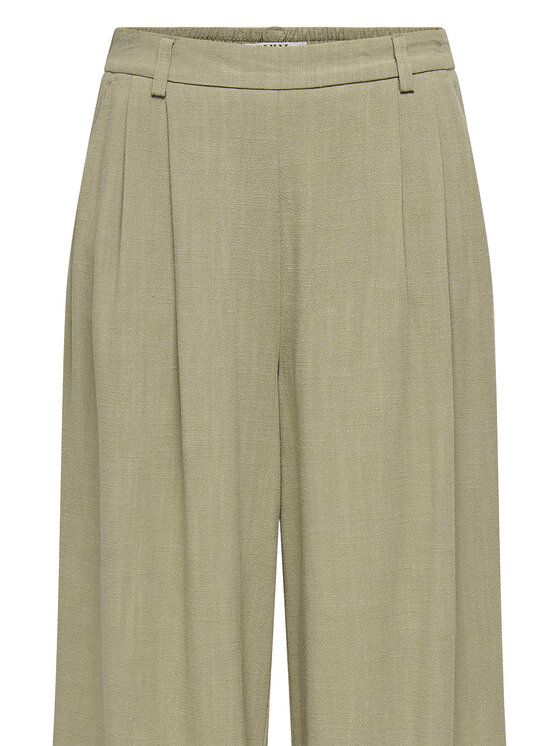 ONLY ONLY Pantaloni di tessuto Lemmia 15370398 Verde Regular Fit