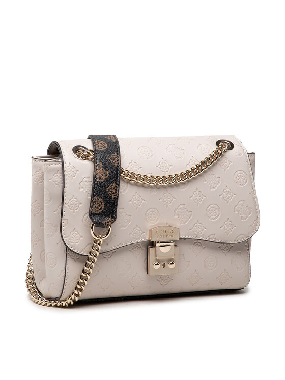Guess Handtasche Carlson Convertible Xbody Flap HWPG83 98210 Beige 