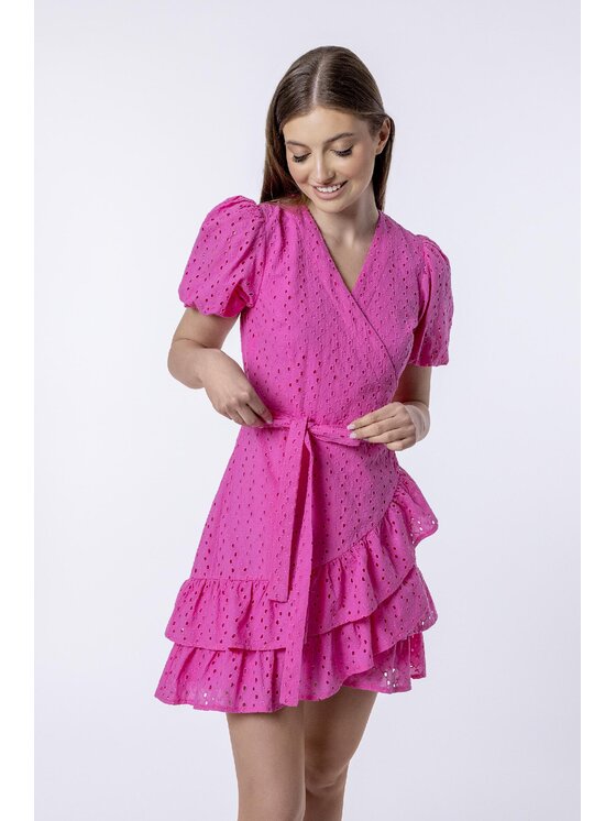 LAURELLA LAURELLA Letní šaty Laurella 4UL100541 Růžová Regular Fit