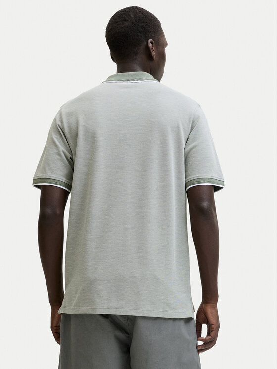 Jack & Jones Jack & Jones Tricou polo Blualves 12274681 Verde deschis Regular Fit