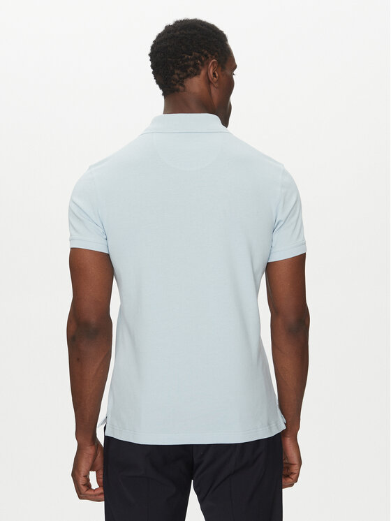 Barbour Barbour Polo majica Tartan MML0012BU44 Svetlo modra Regular Fit