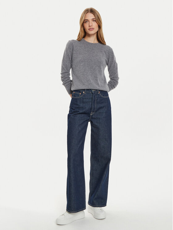 United Colors Of Benetton United Colors Of Benetton Пуловер 1002D1K01 Сив Regular Fit