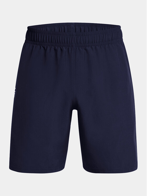 Under Armour Under Armour Spordišortsid Ua Woven Wdmk Shorts 1383356-410 Tumesinine Loose Fit