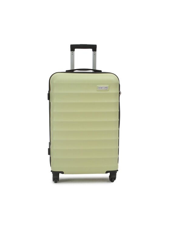 Semi Line Среден твърд куфар T5579-4 Жълт