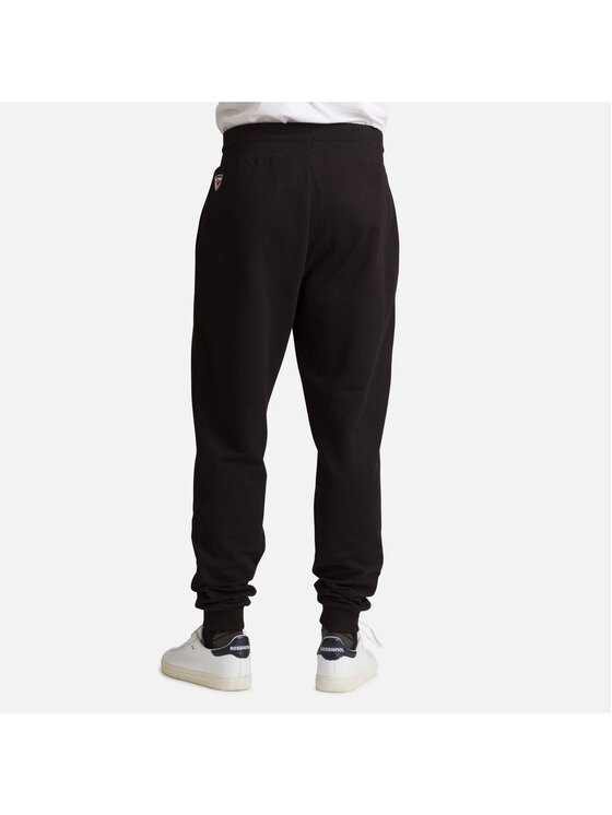 Rossignol Rossignol Spodnie dresowe Logo Pant Ft Czarny Regular Fit