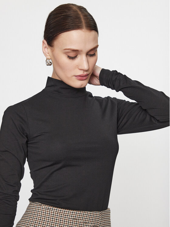 JDY JDY Rollkragenpullover 15165633 Schwarz Slim Fit