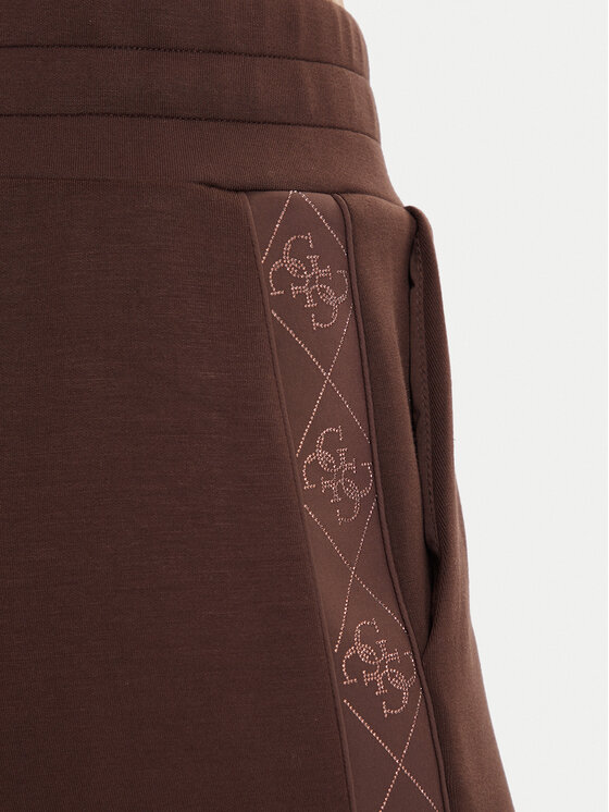 Guess Guess Pantaloni da tuta W5YB11 KBYE2 Marrone Regular Fit