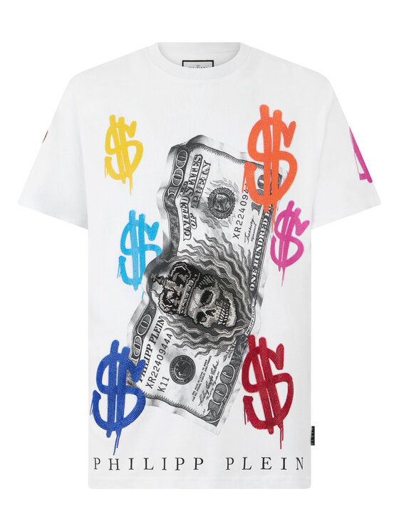 PHILIPP PLEIN PHILIPP PLEIN T-Shirt 31104 Biały Regular Fit
