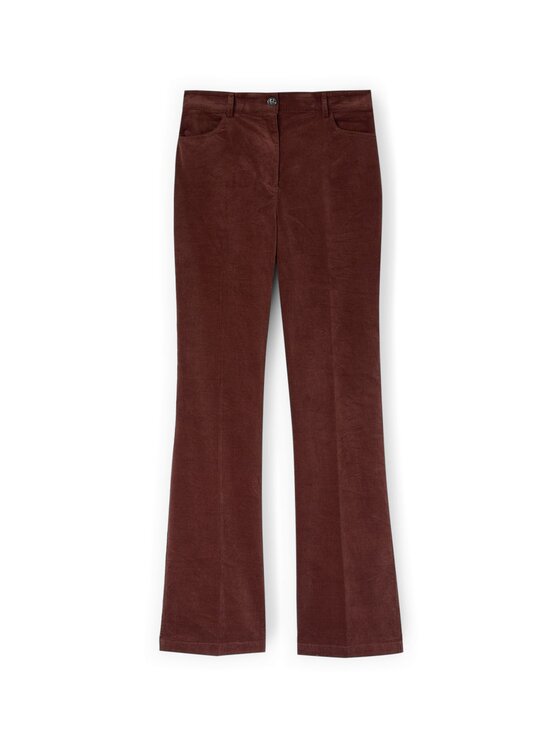 Motivi Motivi Pantaloni di tessuto P749Q004227N022 Marrone Flare Fit