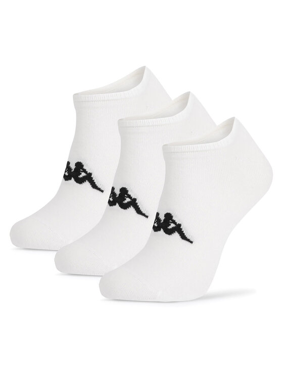 Kappa Kappa Krátké ponožky Z4441 AW24 (3-PACK) Bílá