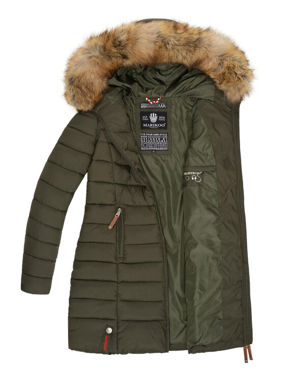 Marikoo Marikoo Kurtka zimowa Rose Zielony Regular Fit