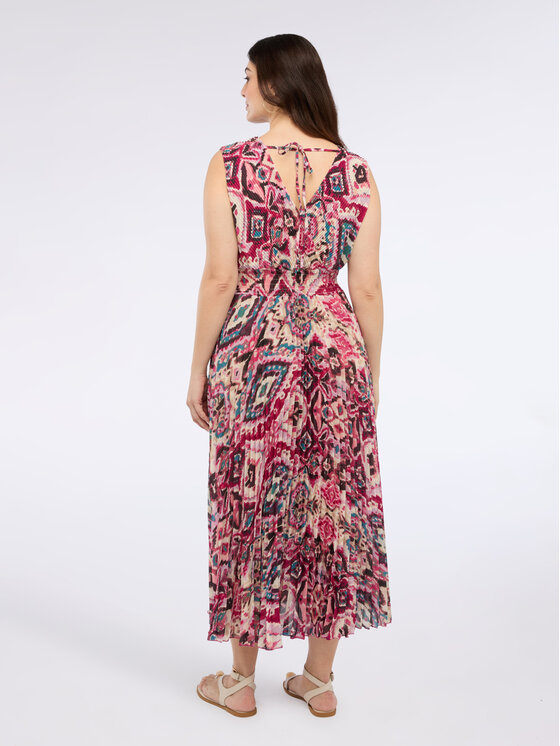 Fiorella Rubino Fiorella Rubino Vestito estivo 7055T001731N0R6 Bordeaux A-Line Fit