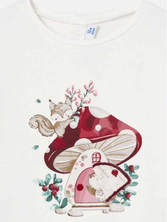 Mayoral Mayoral Bluse 2050 Écru Regular Fit