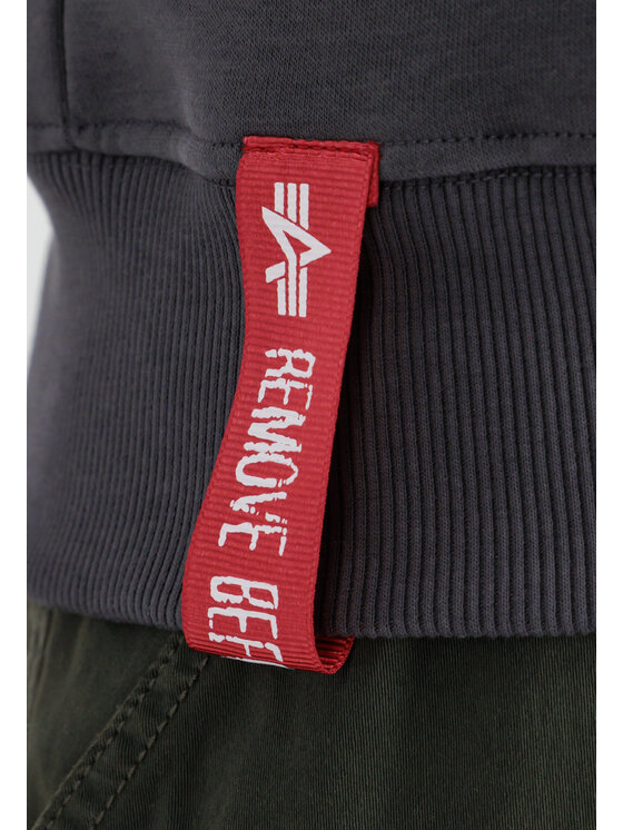 Alpha Industries Alpha Industries Mikina AI.118342-684-M Sivá Regular Fit