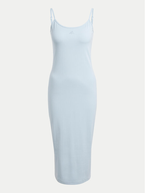 adidas adidas Rochie de zi ALL SZN IY6728 Albastru celest Slim Fit